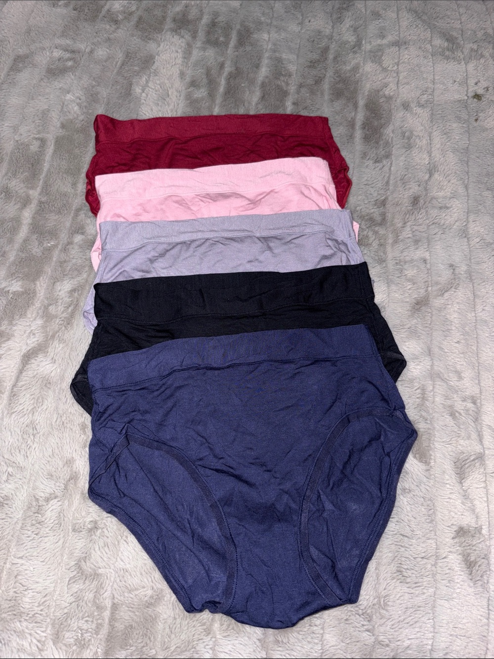 Women’s Midnight Carole Hochman 5-Pack Stretch Hipster